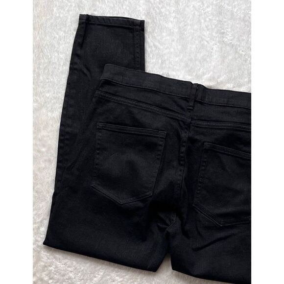 Everlane High Rise Slim Straight Ankle Jean in Black, Size 32 - Picture 14 of 15
